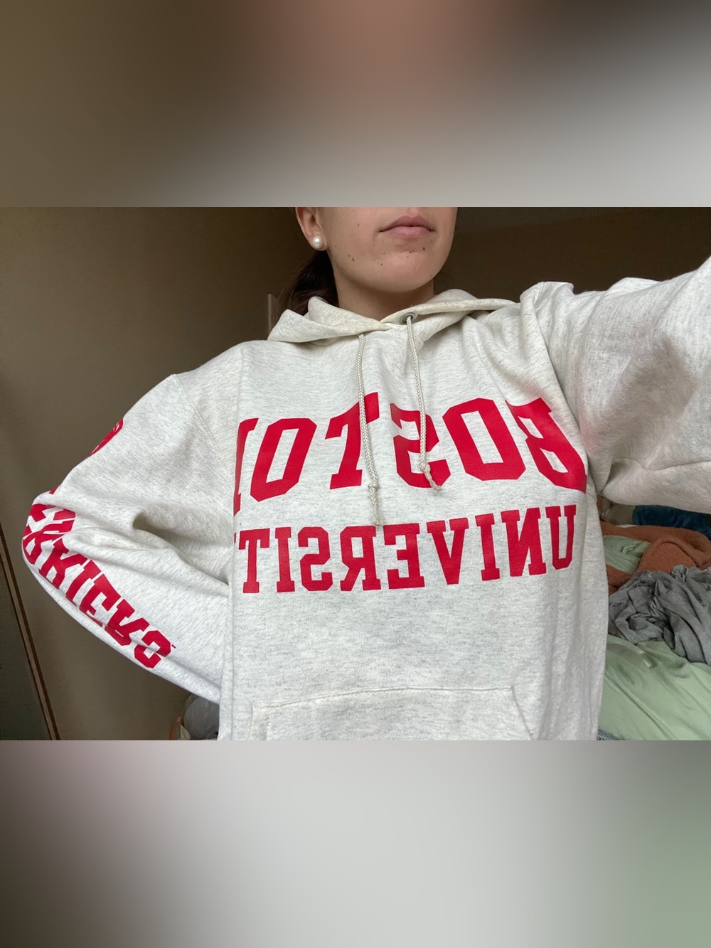 Boston University sweatshirt